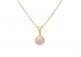 Pre-owned 18ct Yellow Gold Opal Necklace