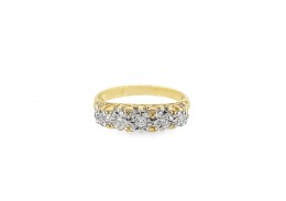 Pre-owned 18ct Yellow Gold Five Stone Diamond Ring