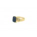 Pre-owned 18ct Yellow Gold Blood Stone Signet Ring