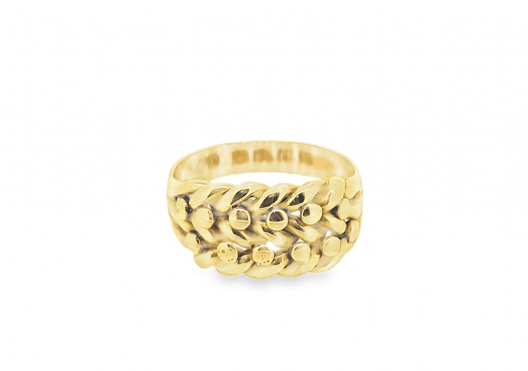 Pre-owned 18ct Yellow Gold Keeper Ring 