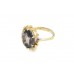 Pre-owned 9ct Yellow Gold Smokey Quartz Dress Ring 