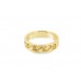 Pre-owned 9ct Yellow Gold Wave Patterned Band