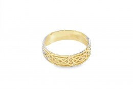 Pre-owned 9ct Yellow Gold Celtic Ring