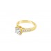 Pre-owned 18ct Yellow Gold Diamond Solitaire Ring