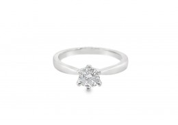 Pre-owned Platinum 0.60ct Diamond Solitaire Ring 