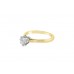 Pre-owned 18ct Yellow Gold 0.50ct Diamond Solitaire Ring 