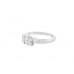 Pre-owned Platinum 0.89ct Trilogy Phoenix Diamond Ring 