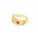 Pre-owned Antique 18ct Yellow Gold Ruby & Diamond Ring