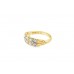 Pre-owned 18ct Yellow Gold Pearl & Diamond Ring 