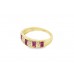 Pre-owned 9ct Yellow Gold Ruby & Diamond Ring