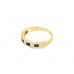 Pre-owned 18ct Yellow Gold Sapphire & Diamond Eternity Ring