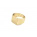 Pre-owned 9ct Yellow Gold Plain Signet Ring 