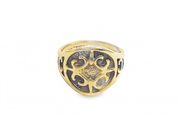 Pre-owned 9ct Yellow Gold Celtic Dress Ring 