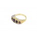 Pre-owned 9ct Yellow Gold, Garnet & Diamond Ring