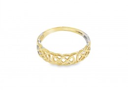 Pre-owned 9ct Yellow Gold Celtic Band 