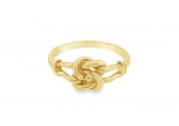 Pre-owned 9ct Yellow Gold Knot Ring 