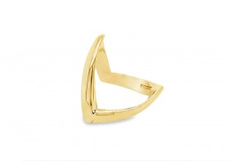 Pre-owned 9ct Yellow Gold Double Wishbone Ring