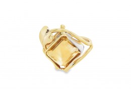 Pre-owned 9ct Yellow Gold Citrine Ring