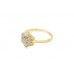 Pre-owned 9ct Yellow Gold Opal Cluster Ring