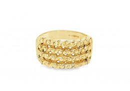 Pre-owned 9ct Yellow Gold Keepers Ring