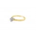 Pre-owned 9ct Yellow Gold 0.25ct Diamond Solitaire Ring 