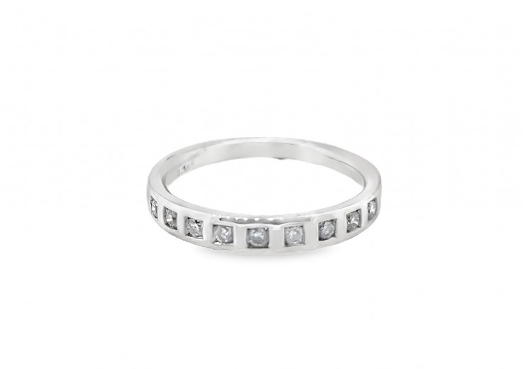 Pre-owned 18ct White Gold 0.20ct Diamond Ring