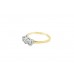 Pre-owned 9ct Yellow Gold 0.30ct Diamond 3 Stone Ring