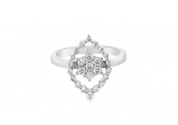 Pre-owned 18ct White Gold Diamond Ring