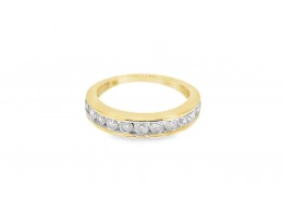 Pre-owned 9ct Yellow Gold 0.50ct Diamond Eternity Ring 