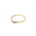 Pre-owned 9ct Yellow Gold Diamond Wishbone Ring