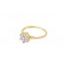 Pre-owned 18ct Yellow Gold Diamond Cluster Ring