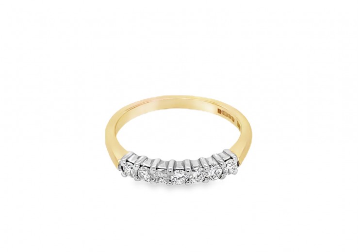 Pre-owned 18ct Yellow Gold Diamond Eternity Ring