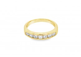 Pre-owned 18ct Yellow Gold Diamond Eternity Ring