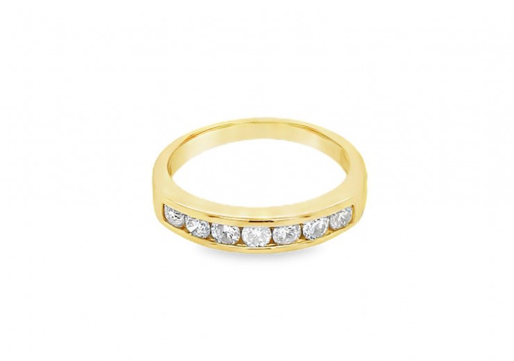 Pre-owned 18ct Yellow Gold Diamond Eternity Ring