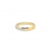 Pre-owned 14ct Yellow Gold Channel Set Diamond Half Eternity Ring 