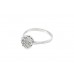 Pre-owned 9ct White Gold Diamond Cluster Ring 