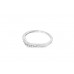 Pre-owned 18ct White Gold Diamond Wishbone Ring