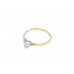 Pre-owned 9ct Yellow Gold Diamond Solitaire Ring