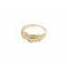 Pre-owned 9ct Yellow Gold Diamond Dress Ring