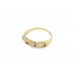 Pre-owned 9ct Yellow Gold Diamond & Ruby Half Eternity Ring