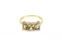 Pre-owned 9ct Yellow Gold Quartz Ring 