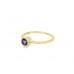 Pre-owned 9ct Yellow Gold 0.56ct AA Tanzanite Ring 