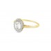 Pre-owned 9ct Yellow Gold 1.62ct Rose Cut Ratanakiri Zircon Ring 