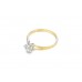 Pre-owned 9ct Yellow Gold & Cubic Zirconia Solitaire Ring